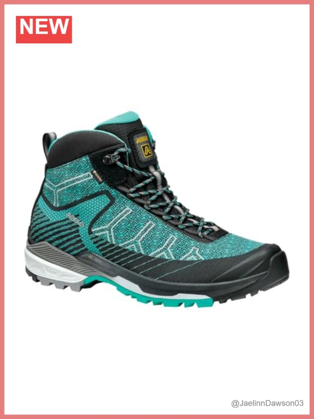 Women's Ankle-High Hiking Boots Leather Lace-Up Trekking Shoes